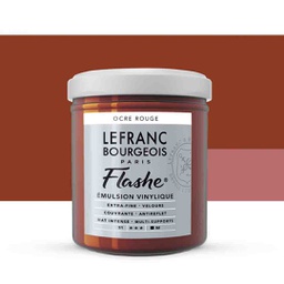 Lefranc &amp; Bourgeois flashe acrylic color 125ml JAR RED OCHRE