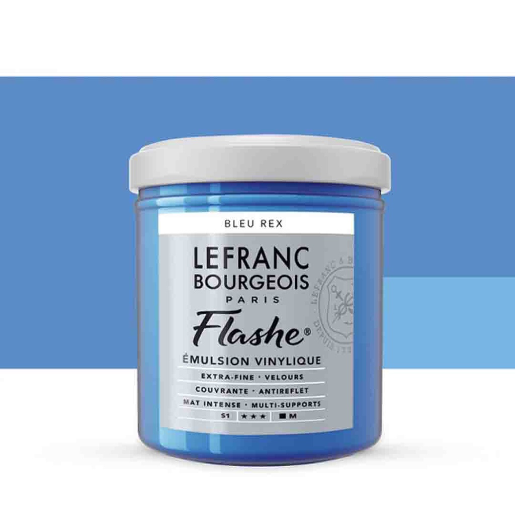 Lefranc &amp; Bourgeois flashe acrylic color 125ml JAR ROYAL BLUE