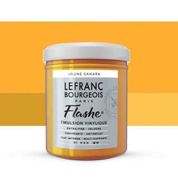 Lefranc &amp; Bourgeois flashe acrylic color 125ml JAR SAHARA YELLOW