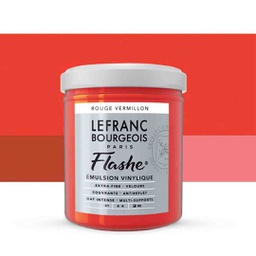 Lefranc &amp; Bourgeois flashe acrylic color 125ml JAR VERMILION RED