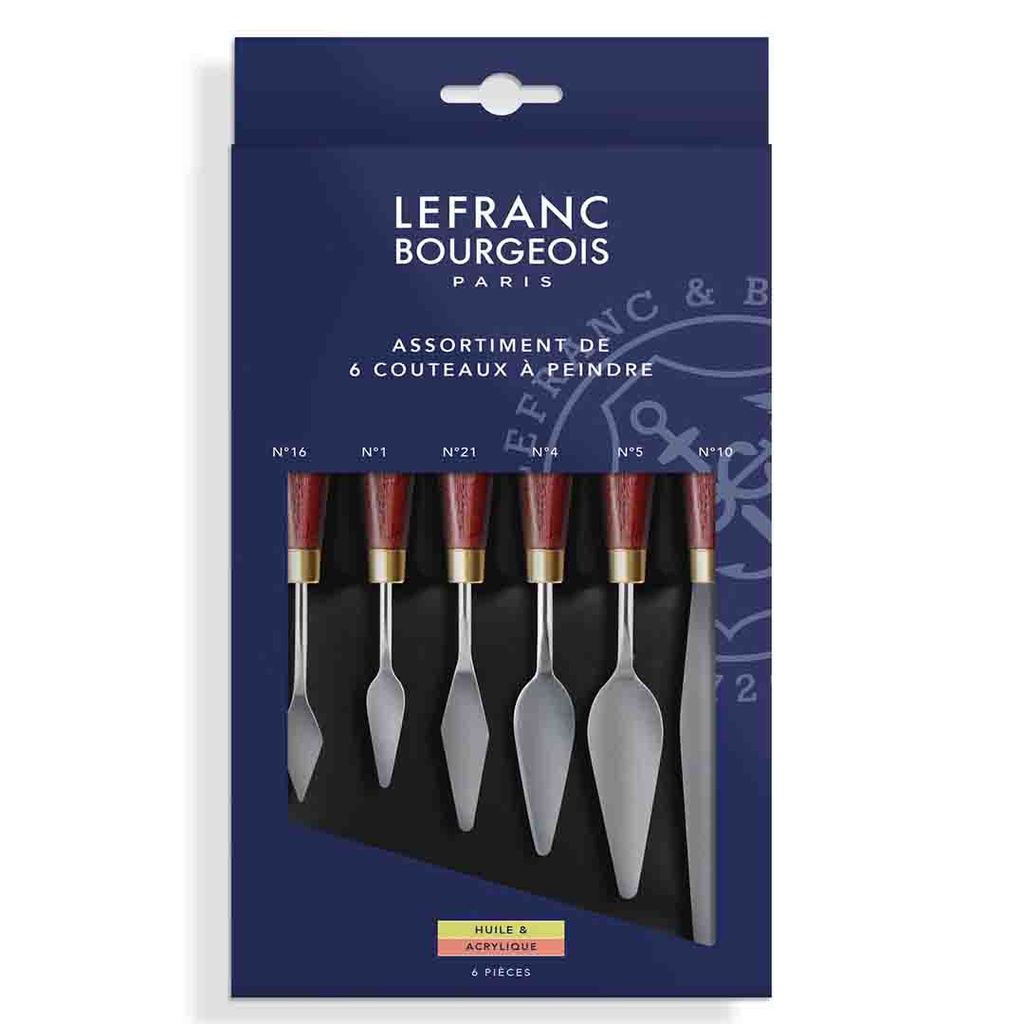 Lefranc &amp; Bourgeois accessories knife set of 6 painting