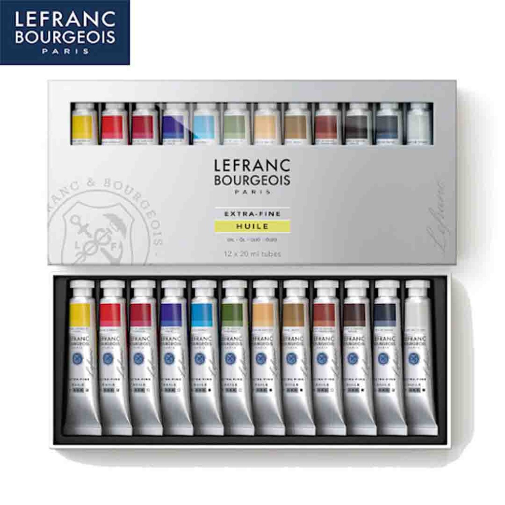 Lefranc &amp; Bourgeois oil  color set of 12X20ML extra fine