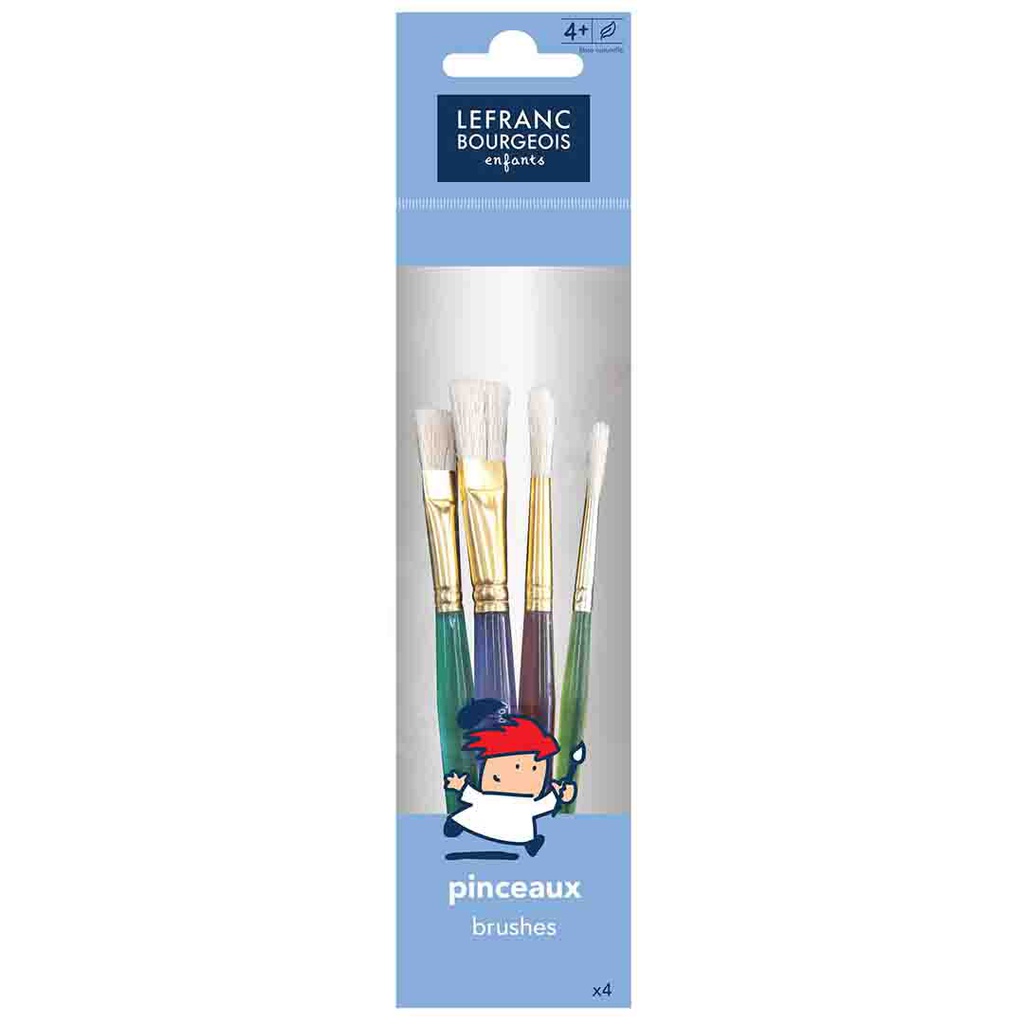 Lefranc &amp; Bourgeois education fun brush set of 10/12/14/18 BOYS