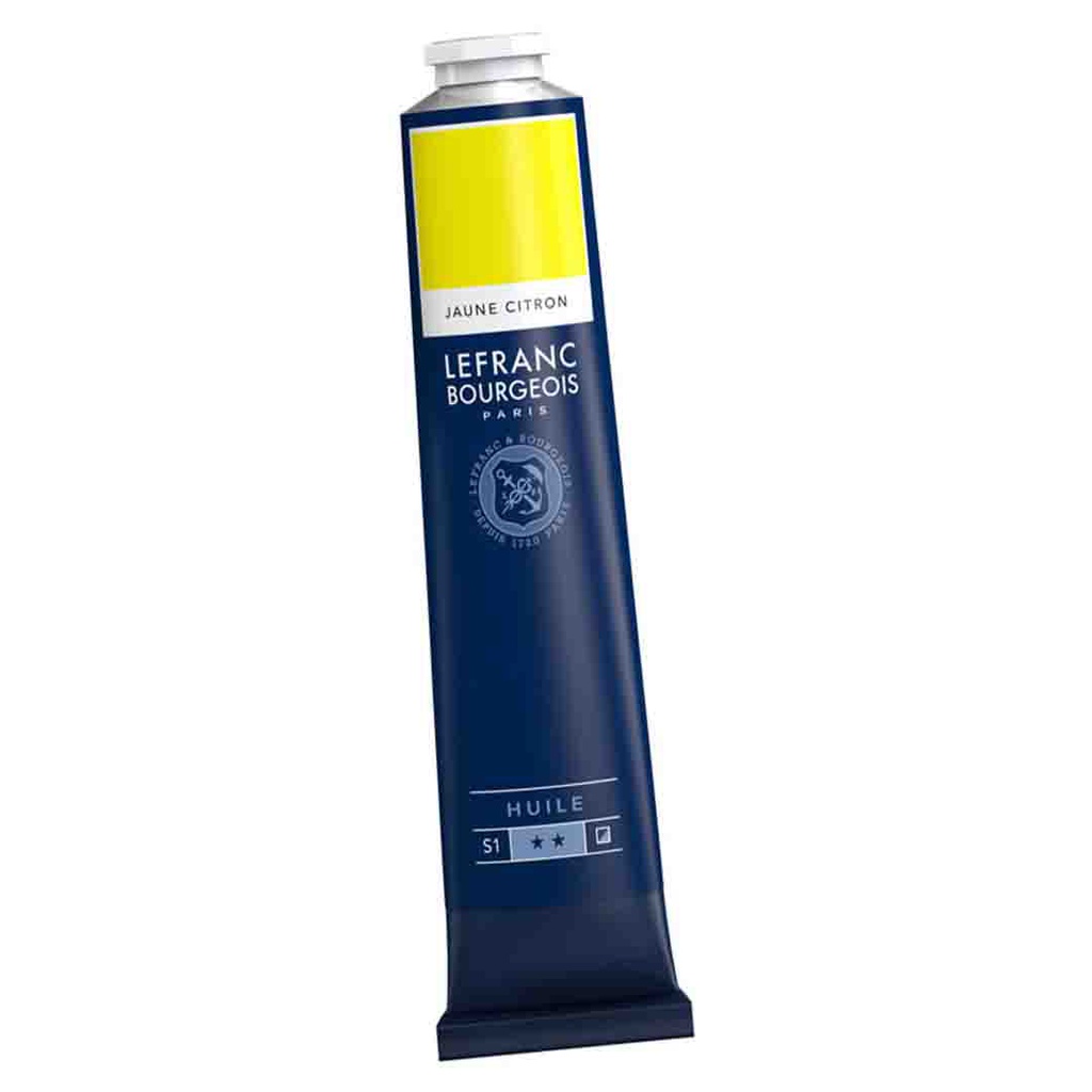 Lefranc &amp; Bourgeois fine oil color 150ML tube LEMON YELLOW