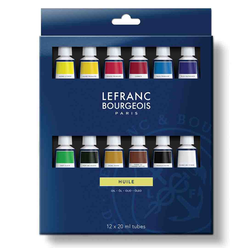 Lefranc &amp; Bourgeois fine oil color set of12X20ML