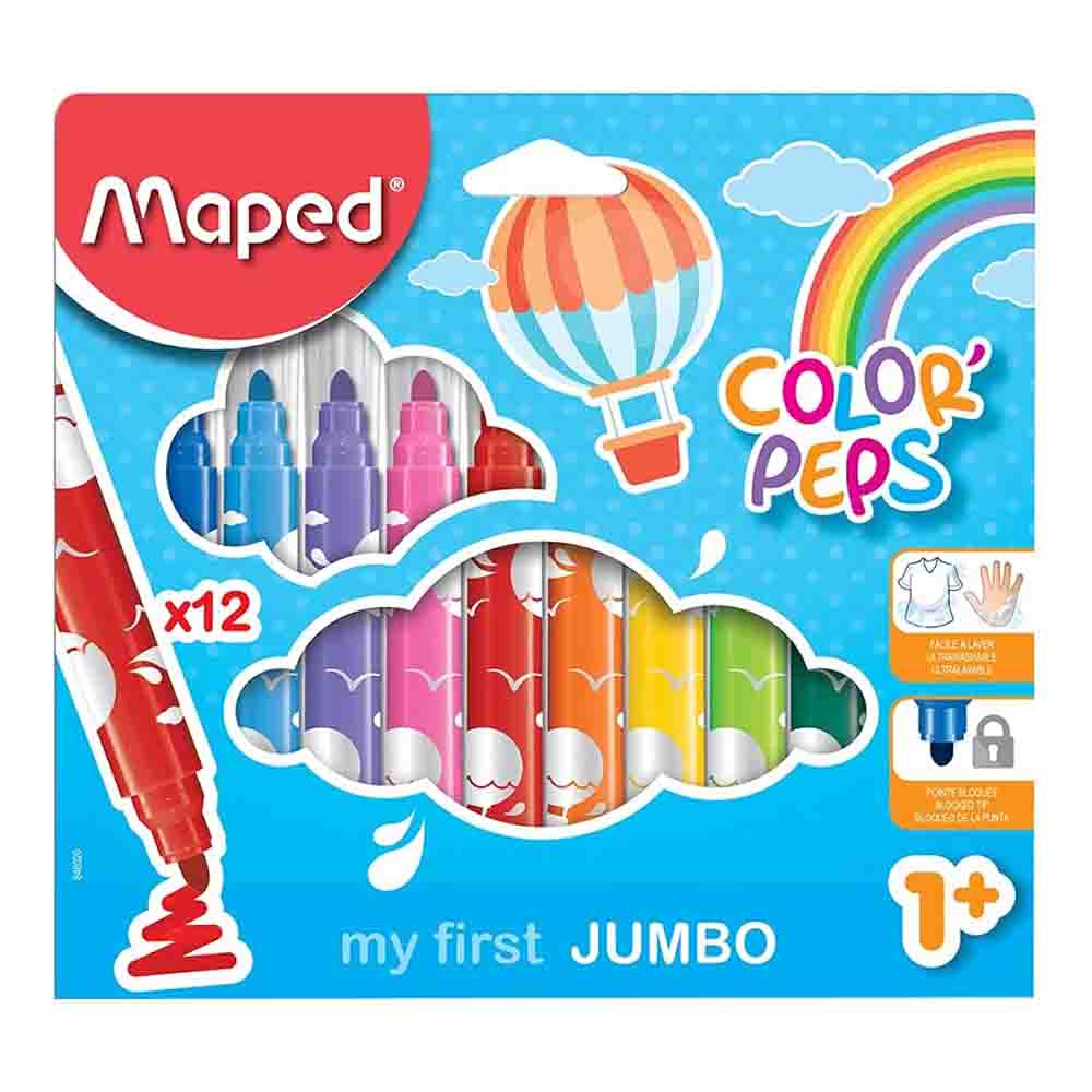 الوان مابد فلومستر 12 لون عريض Maped