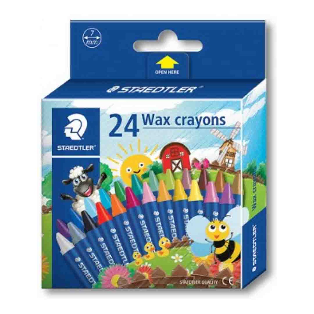 Staedtler 24 Noris Club Wax Crayons
