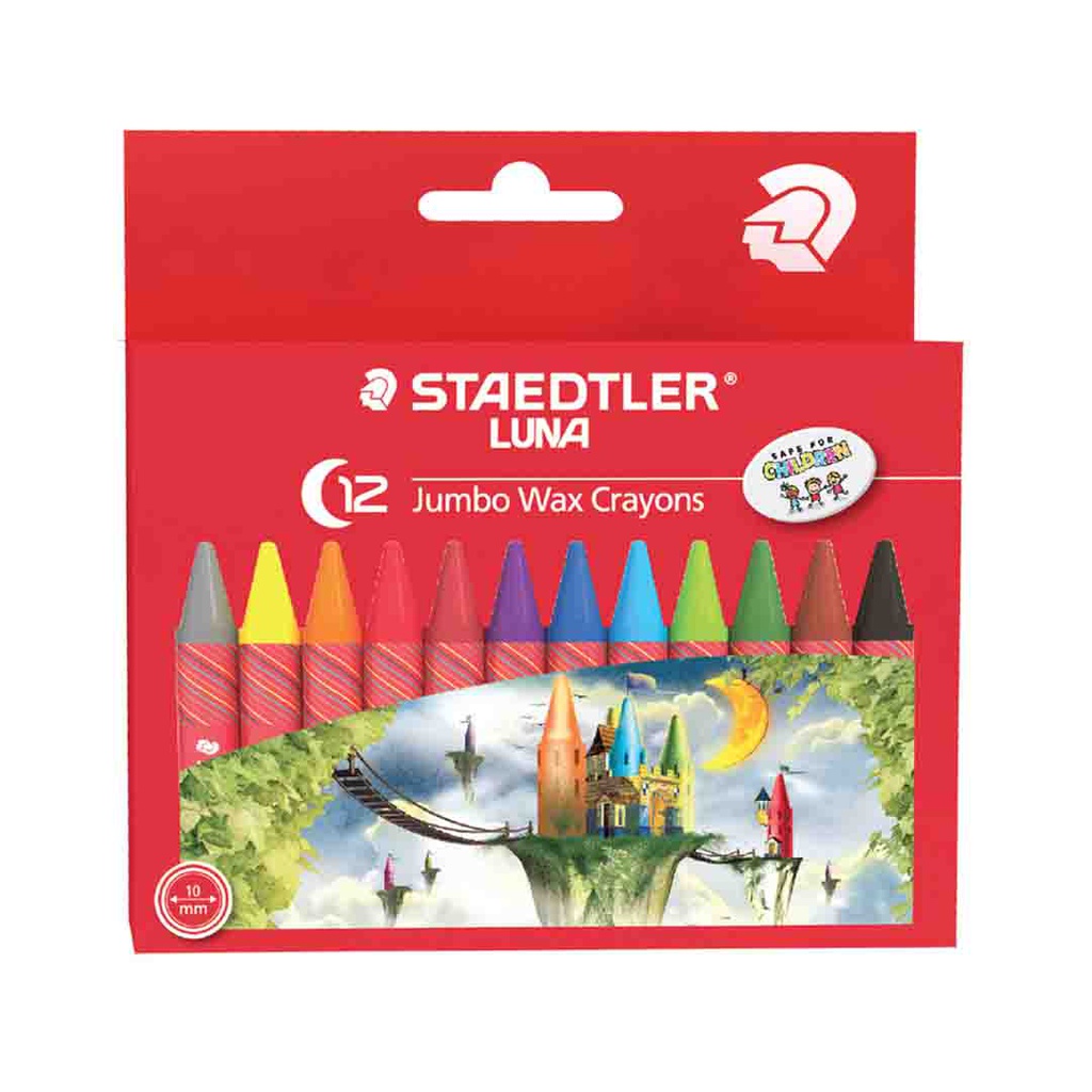 Staedtler - 12 Luna Jumbo Wax Crayons‏