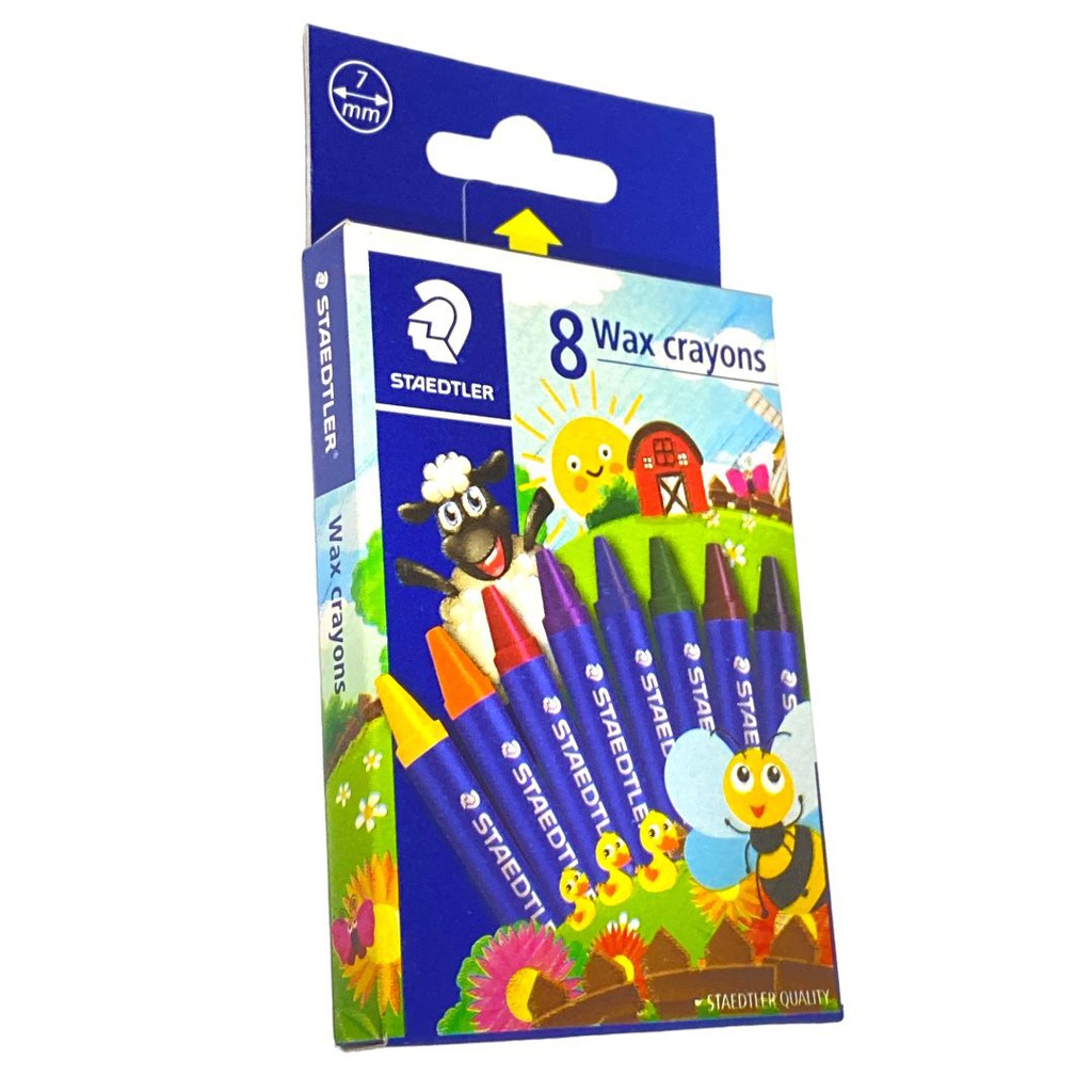 STAEDTLER 8 WAX CRAYONS‏