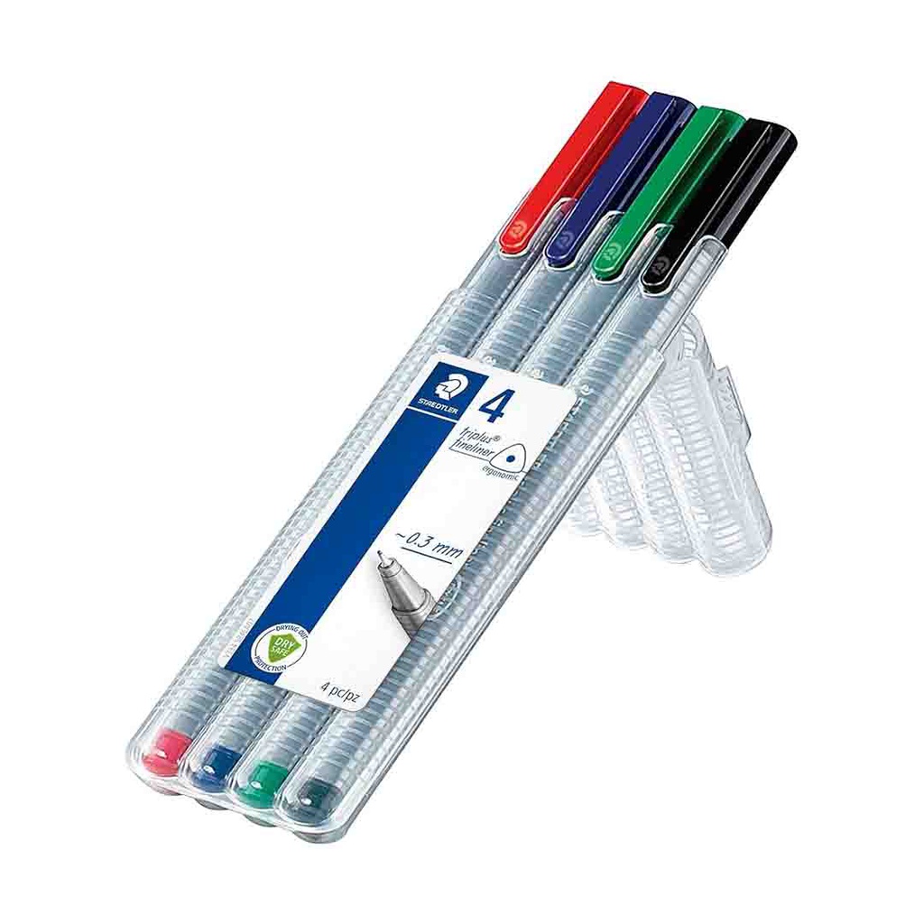 قلم ستدلر 4 لون فلومستر STAEDTLER 0.3mm