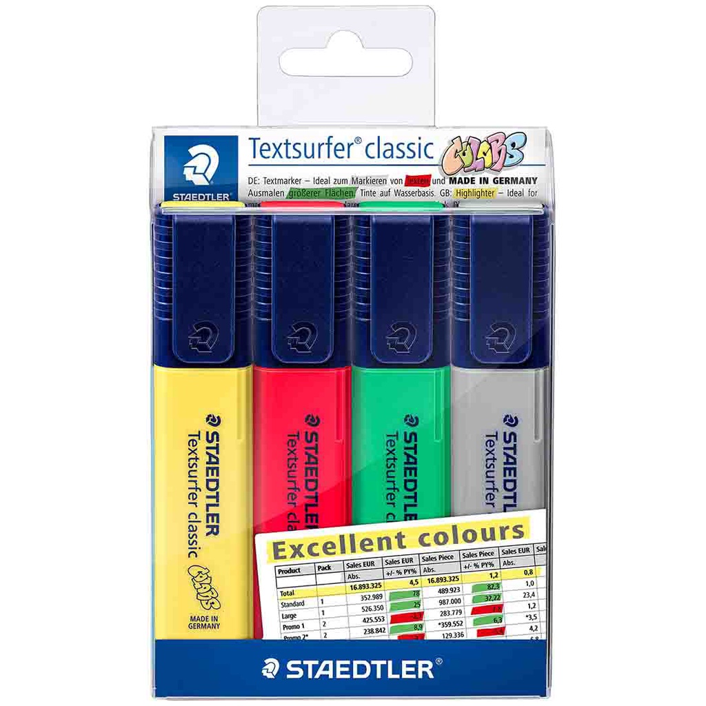 قلم تظهير ستدلر 4 لون STAEDTLER