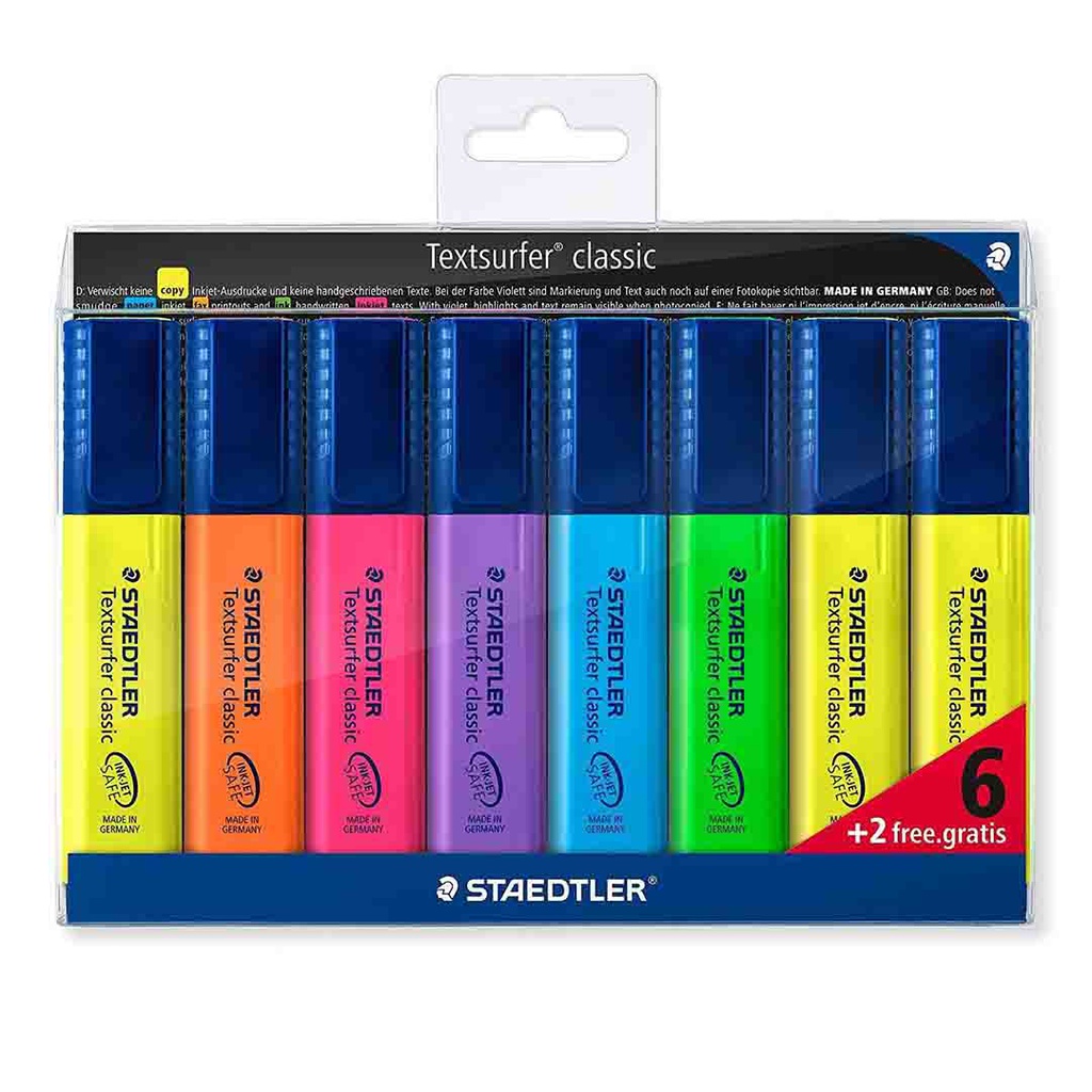 قلم تظهير ستدلر 8 لون STAEDTLER