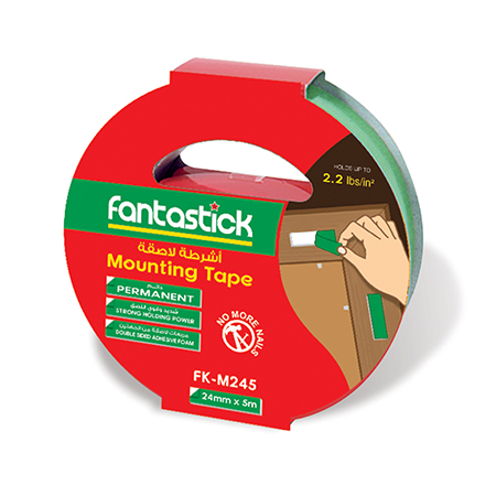 شطرطون فنتاستك سفنج جهتين عريض مقاسFantastick 24mm*5m