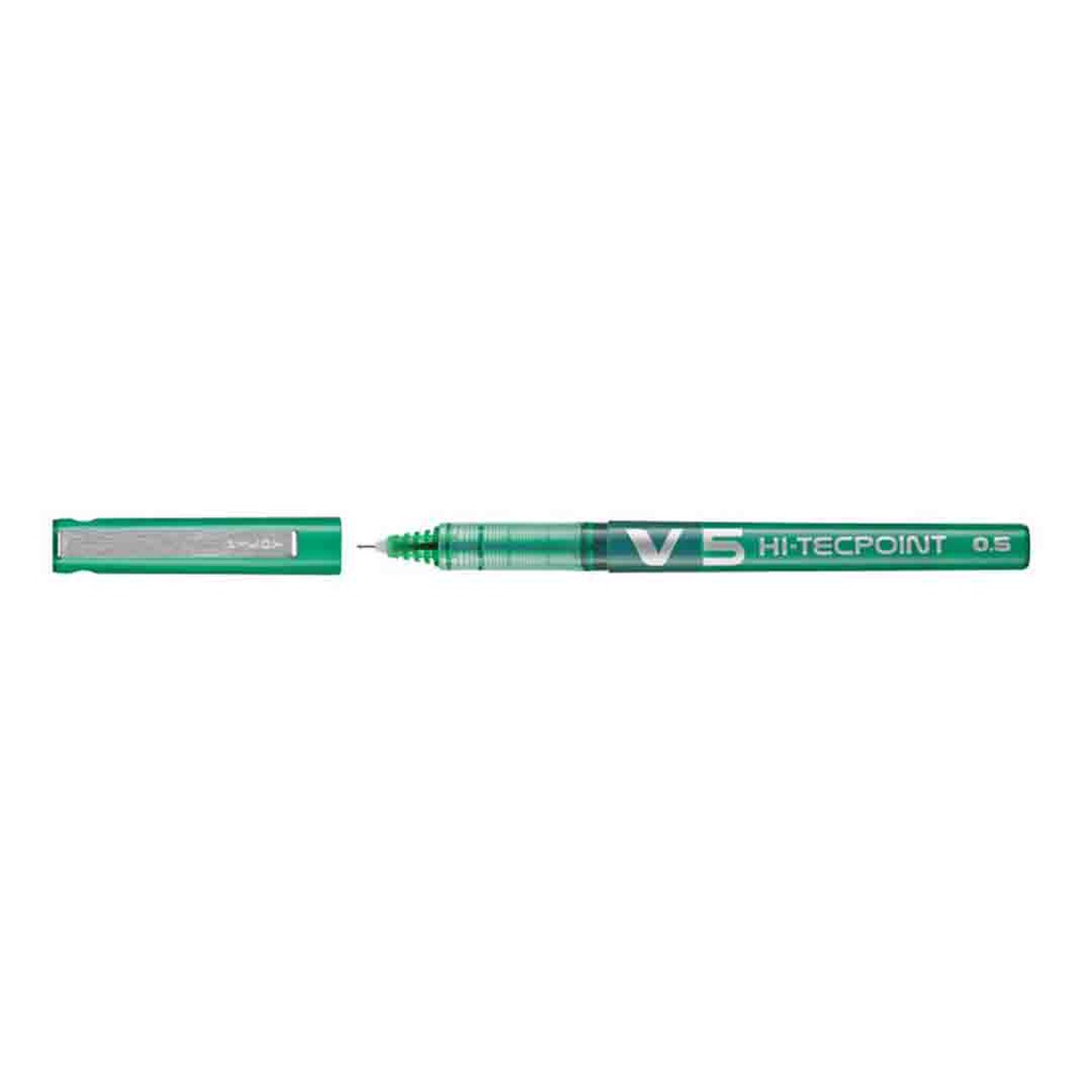 قلم بايلوت اخضر 0.5 فلومستر PILOT V5