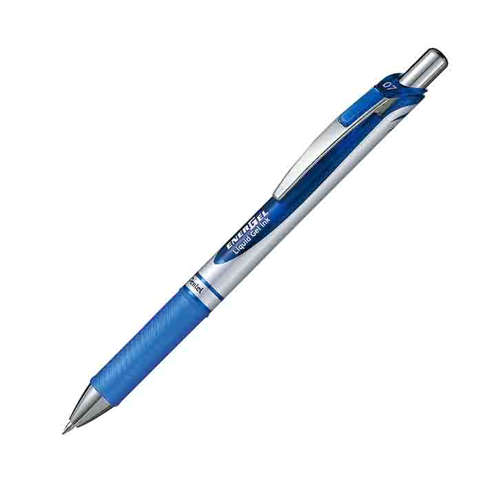 قلم جل بنتل ازرق ضغاط Pentel 0.7