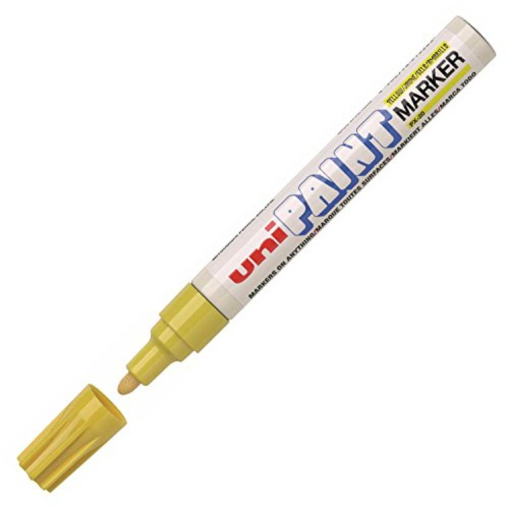 قلم بوية يوني بول اصفر uni-PAINT