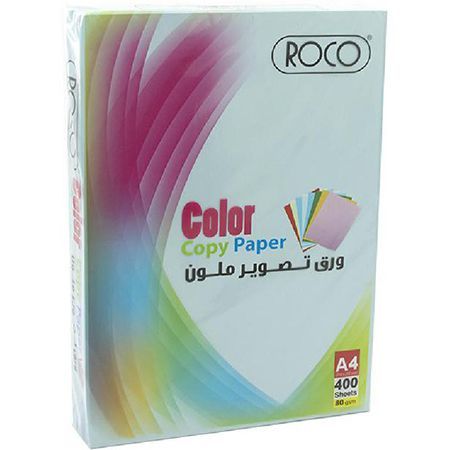 ROCO A4 SIZE COLOR PAPER 80G BLUE COLOR
