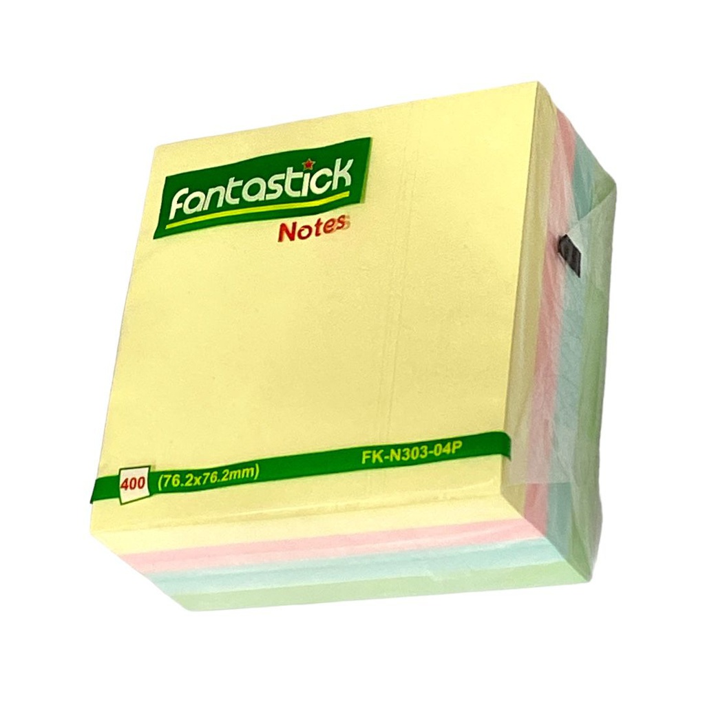 ورق ملاحظات فنتاستك 400 ورقة مقاس 3*3 FANTASTICK