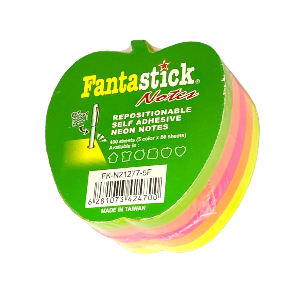 ورق ملاحظات فنتاستك 5 لون FANTASTICK