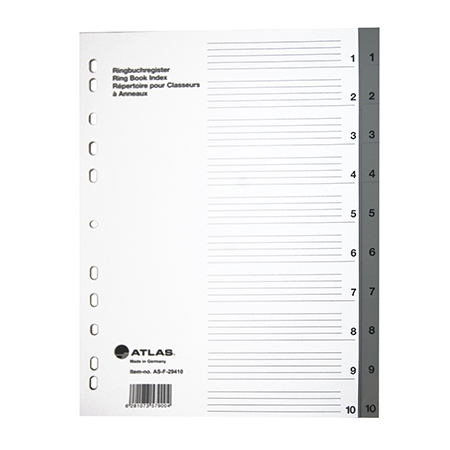 1-10 29410 فواصل رصاصيDIVIDERS