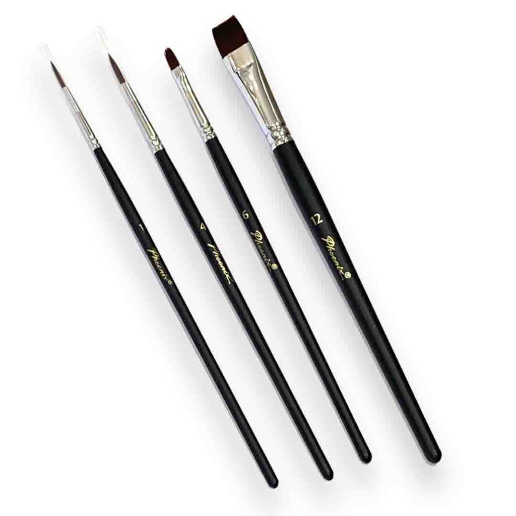 Phoenix Artist Brush   set 4pcs