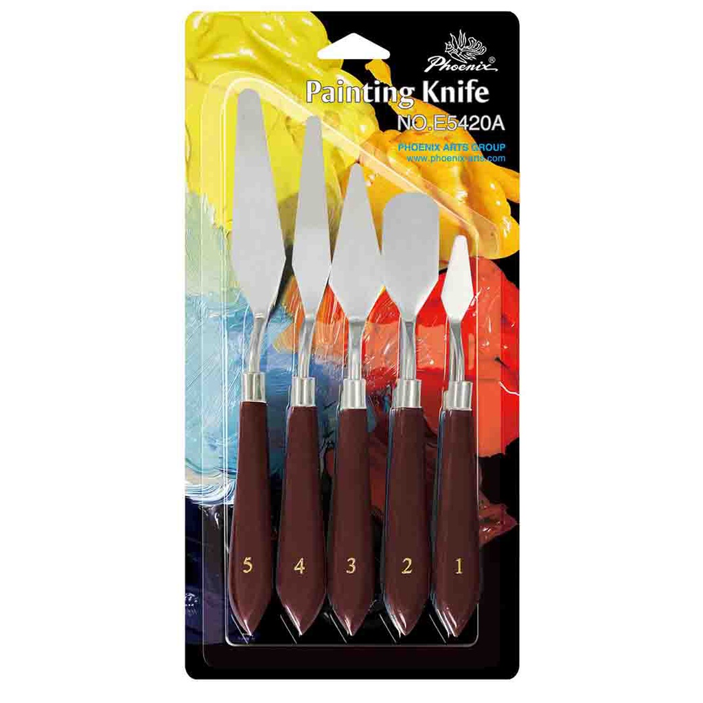Phoenix knife set for painting 
