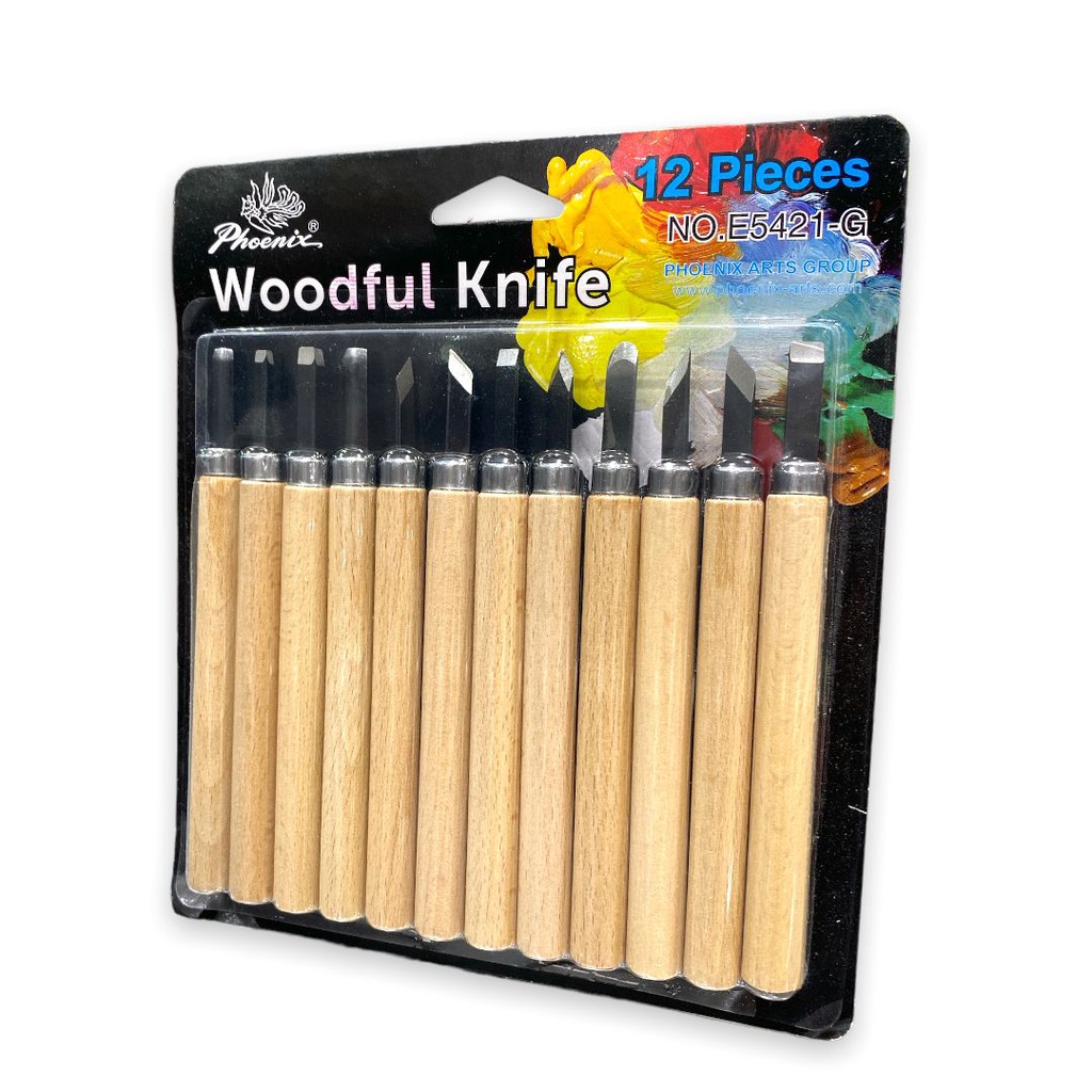 ادوات حفر خشب فونيكس 12 قطعة مختلفة