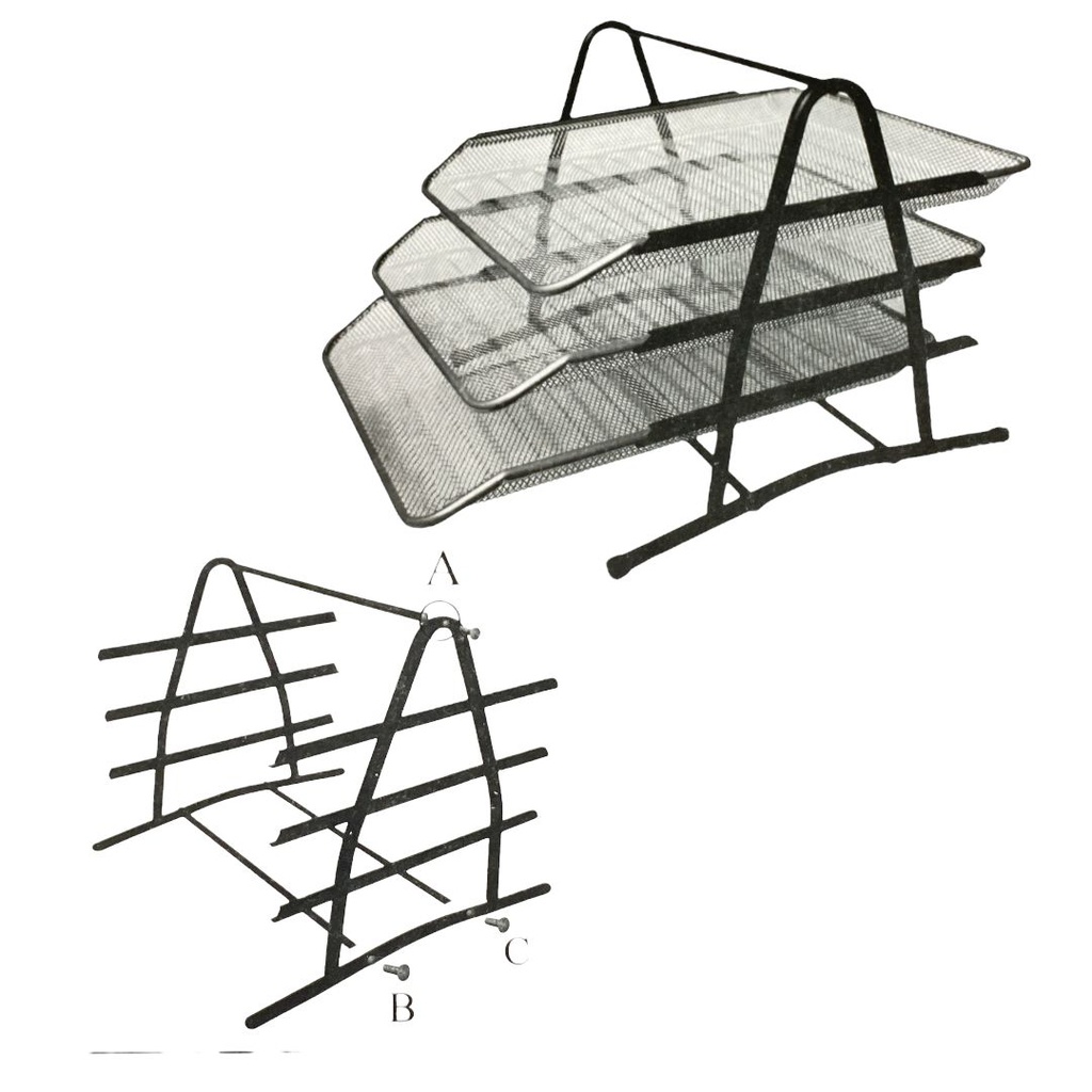 سلة شبك مكتبي 3 درج JM2001