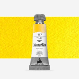 [M1609117] Maimeri Blu Artist Watercolor - Golden Yellow, 12 ml Tube