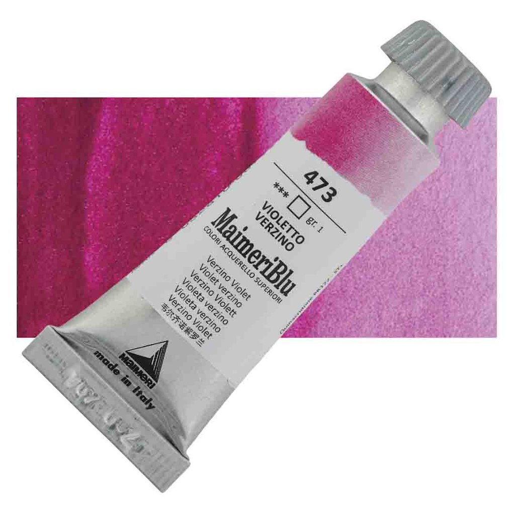 Maimeri Blu Artist Watercolor - Verzino Violet, 12 ml Tube