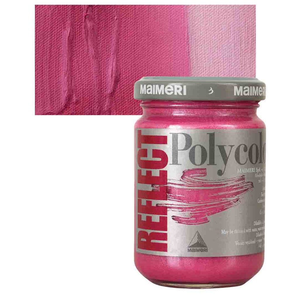 Maimeri Polycolor Vinyl Paints - Reflect Magenta, 140 ml