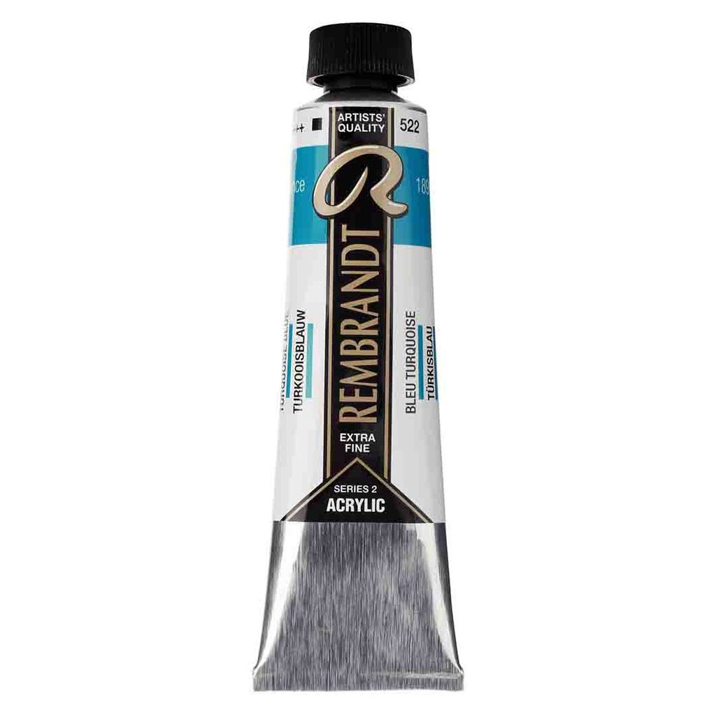 Rembrandt  Acrylic color 40ML TURQ.BLUE