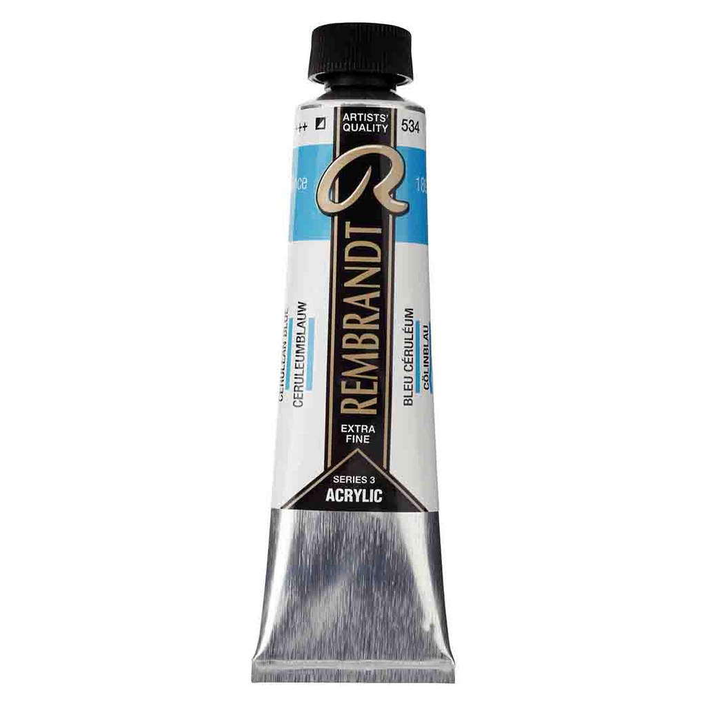 Rembrandt  Acrylic color 40ML CERULEAN BLUE