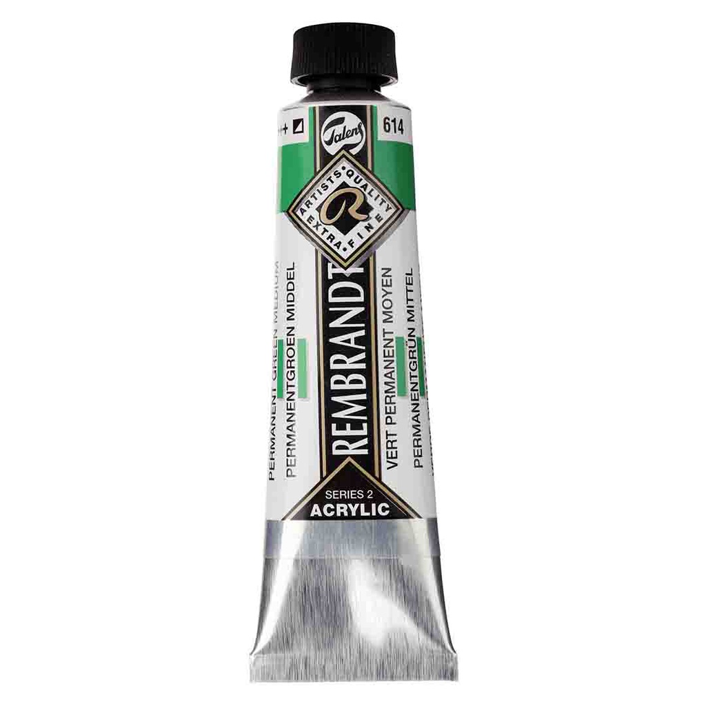 Rembrandt  Acrylic color 40ML PERM.GREEN MED