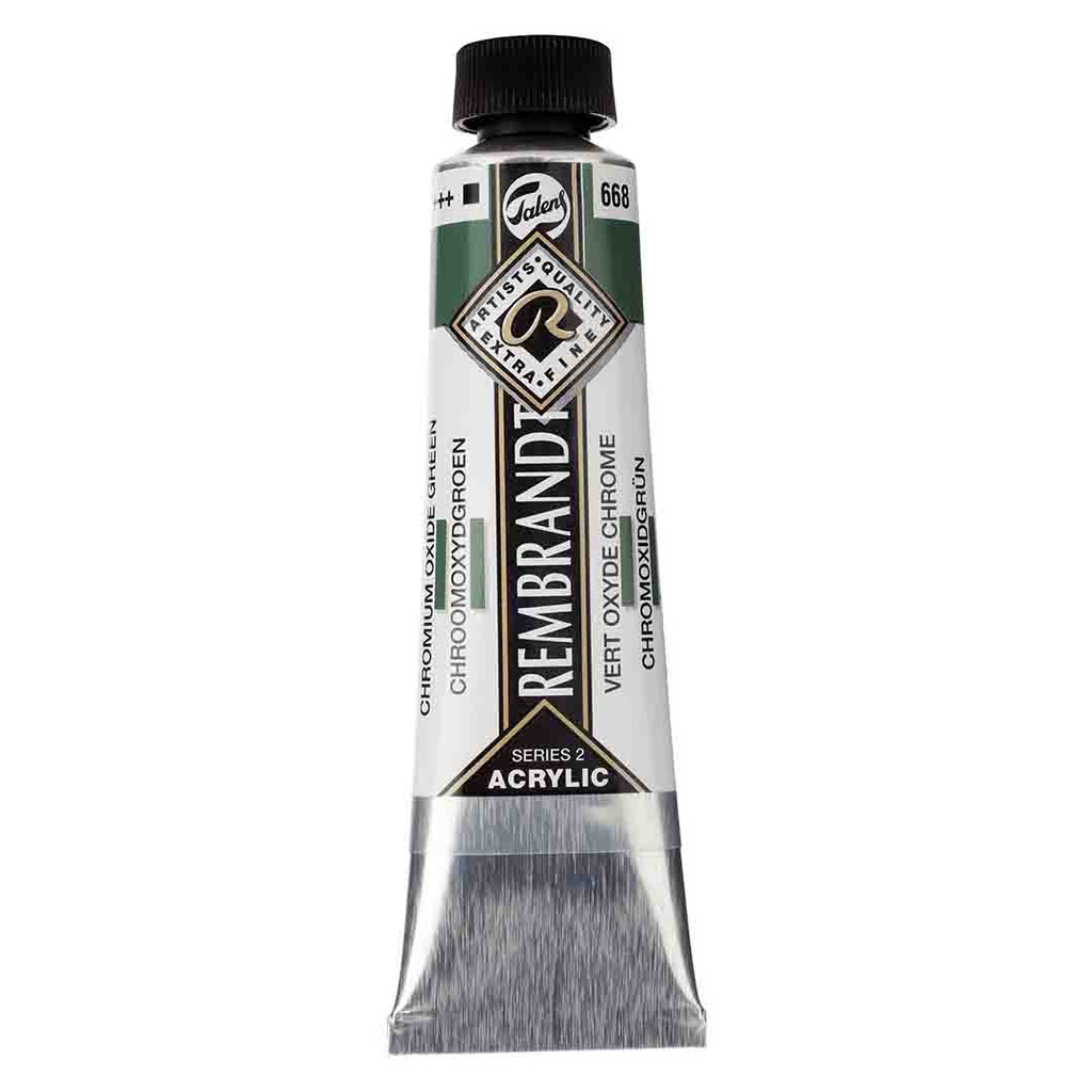 Rembrandt  Acrylic color 40ML CHROM.OX.GREEN