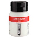 الوان اكريلك ماركة امستردام الهولندية عالية الجودة والمعان والتماسك 500 مل TITANIUM WHITE