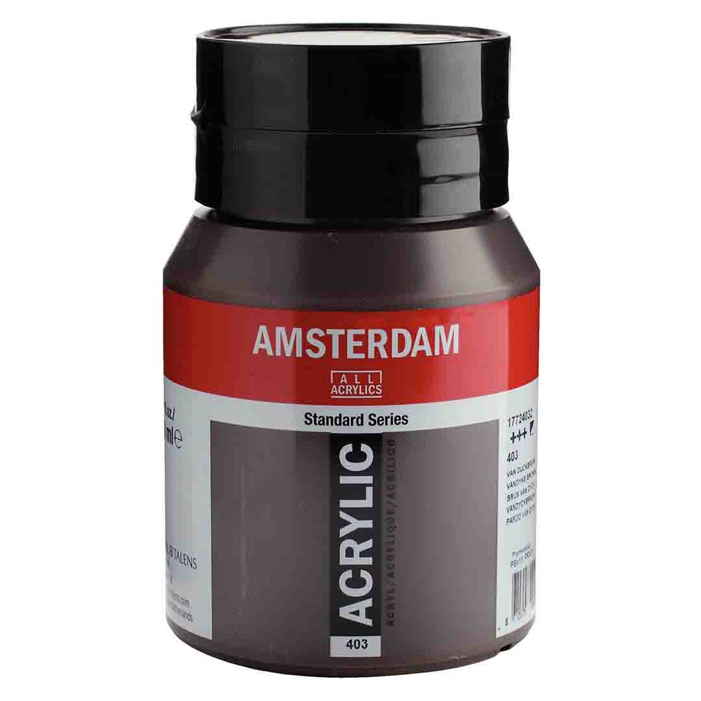 Amsterdam acrylic color  500ML VANDYKE BROWN