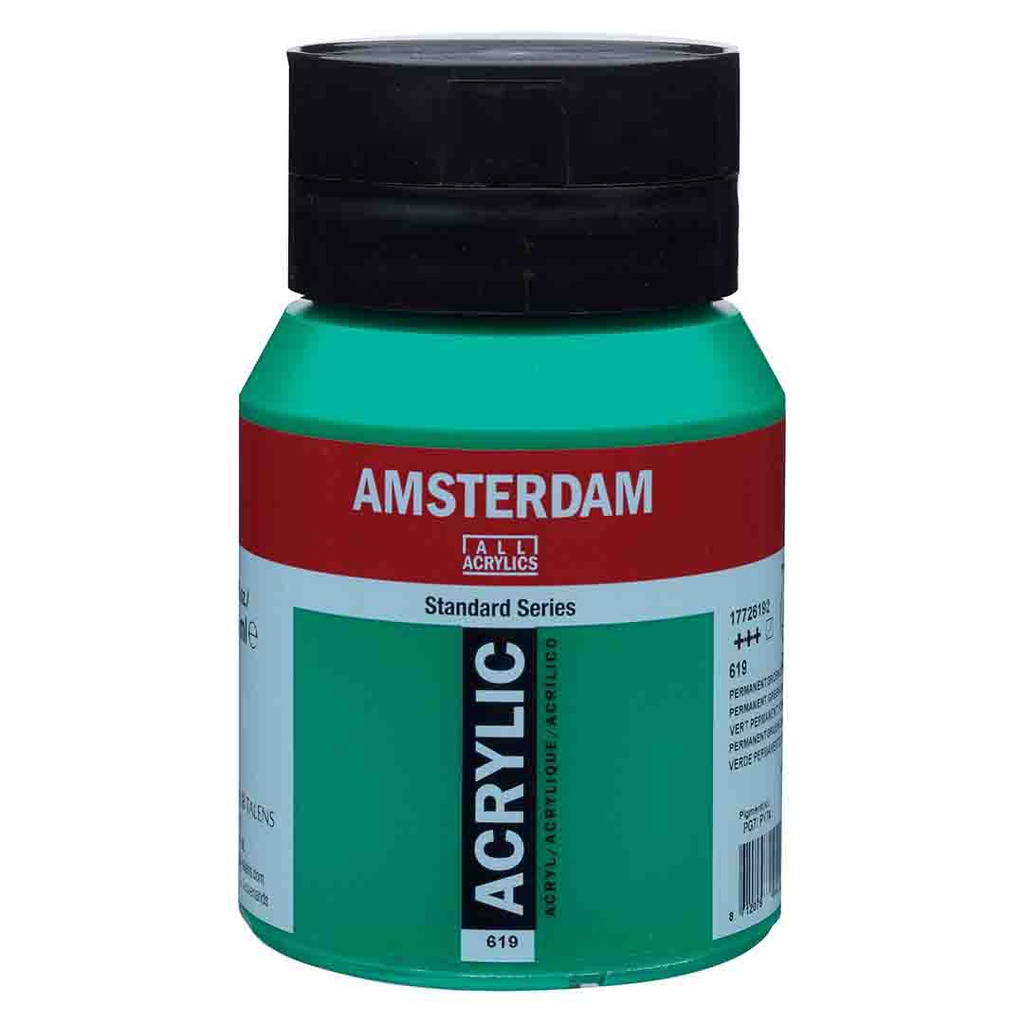 Amsterdam Acrylic color 500ml    PERM.GREEN DP