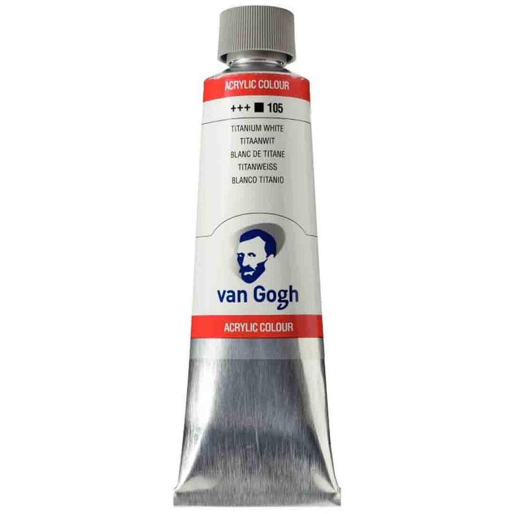 الوان اكريلك من فان جوخ 150ml Titanium White