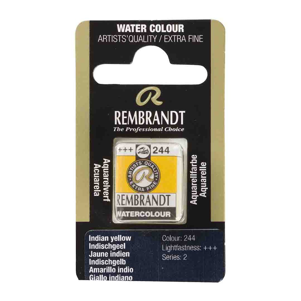Rembrandt water color   pan  INDIAN YELLOW