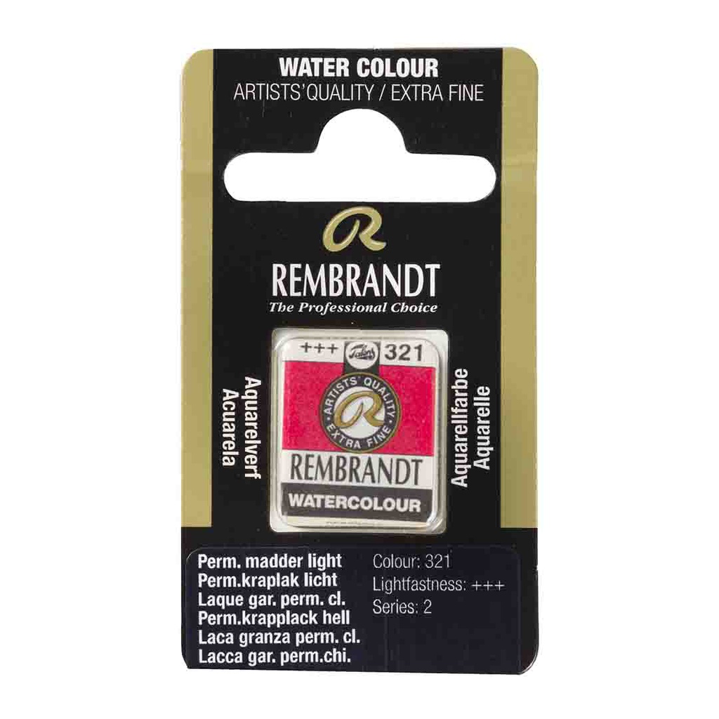 Rembrandt water color   pan  PERM.MADDER LT