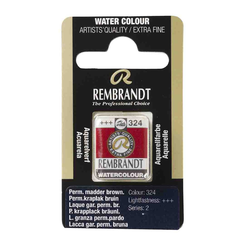 Rembrandt water color   pan  PERM.MADDER BROWNISH