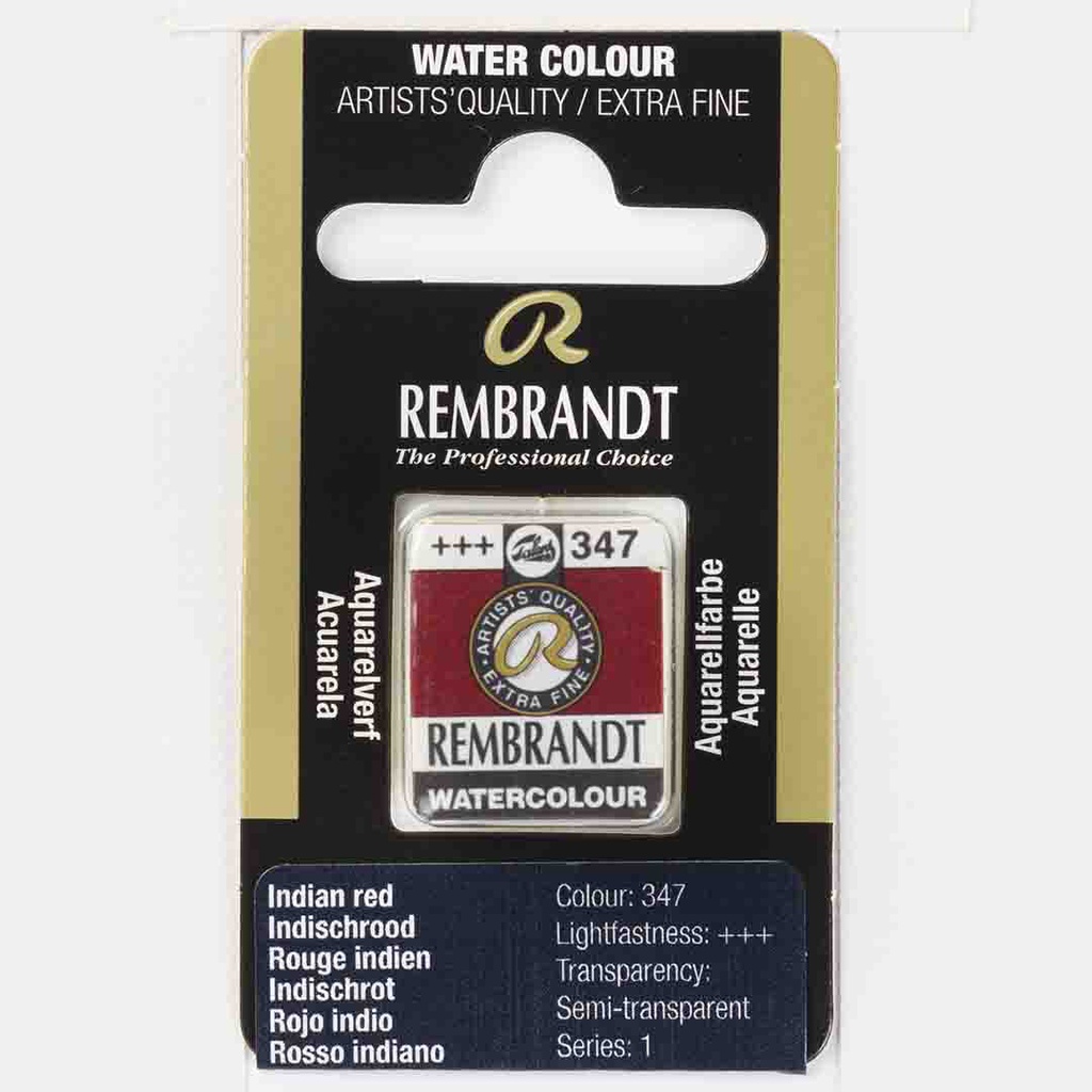 Rembrandt water color   pan  INDIAN RED