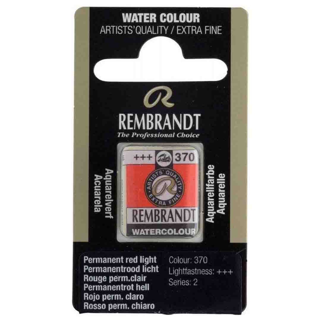 Rembrandt water color   pan  PERM.RED LT