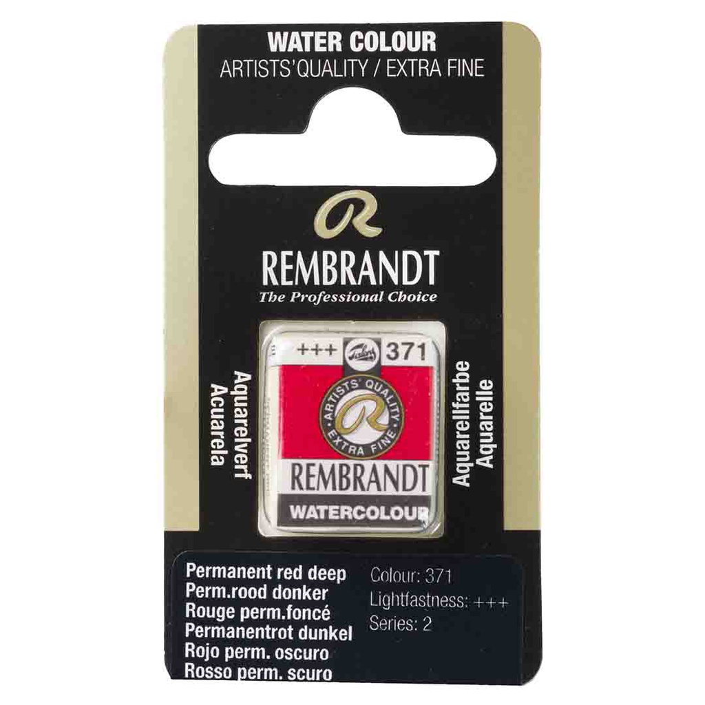 Rembrandt water color   pan  PERM.RED DP