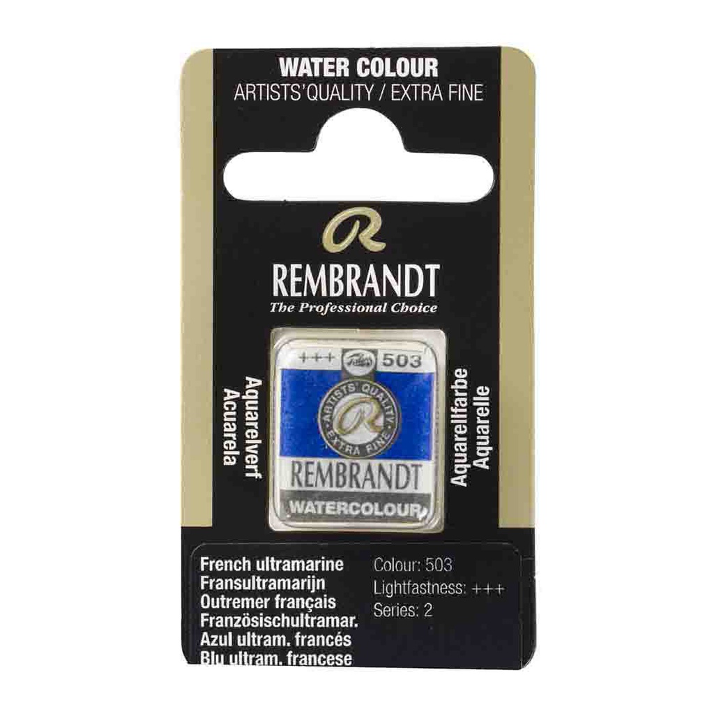 Rembrandt water color   pan  ULTRAMARINE