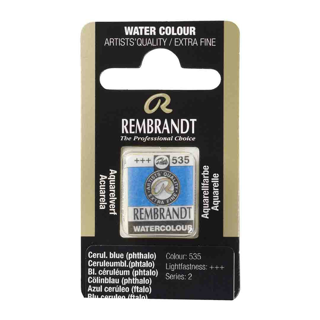 Rembrandt water color   pan  BLUE PHALO