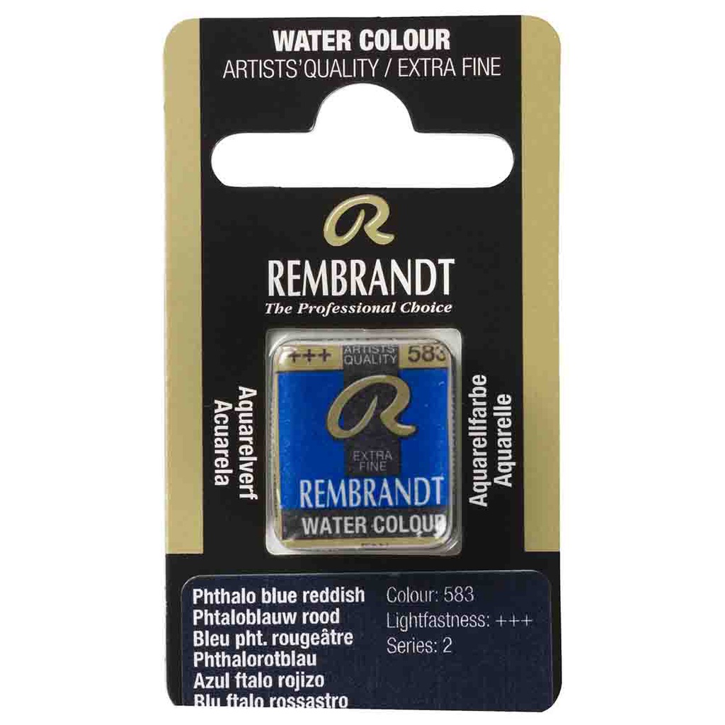 Rembrandt water color   pan  PHTH.BLUE REDDISH