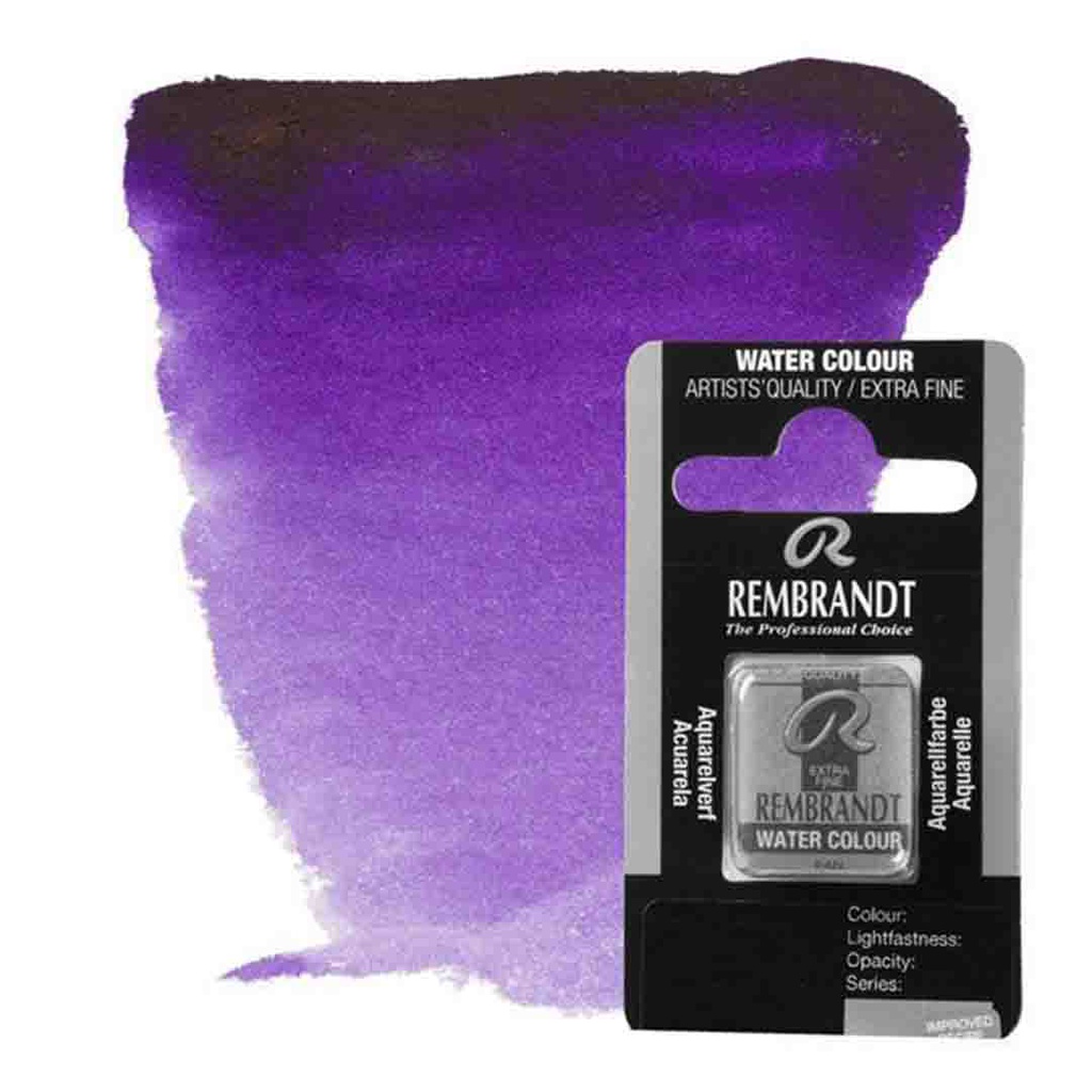 Rembrandt water color   pan  PERM.BLUE VIOL