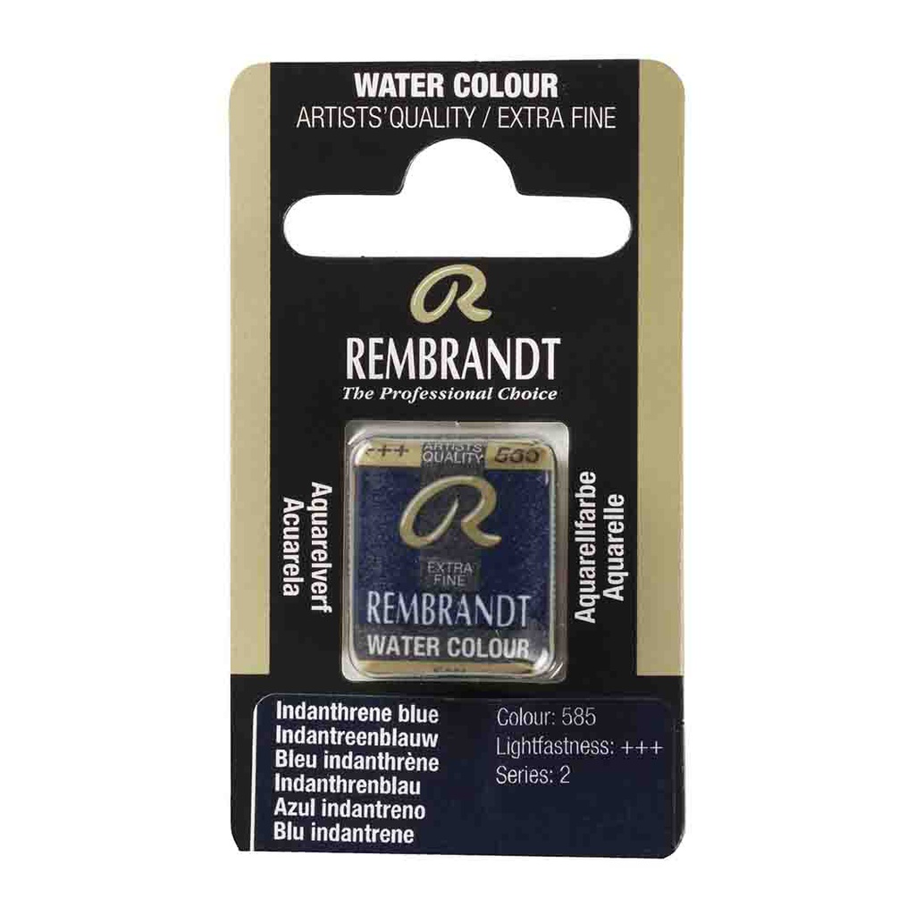 Rembrandt water color   pan  INDANTHRENE BLUE